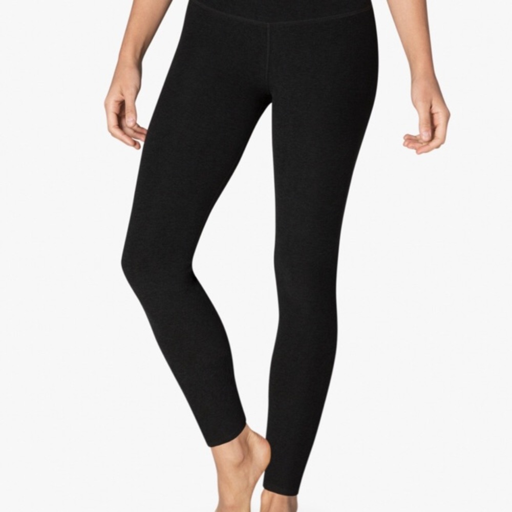 beyond yoga high waist spacedye XXS black